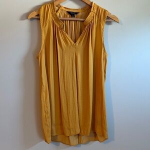 Simply Vera Vera Wang Mustard Sleeveless Blouse